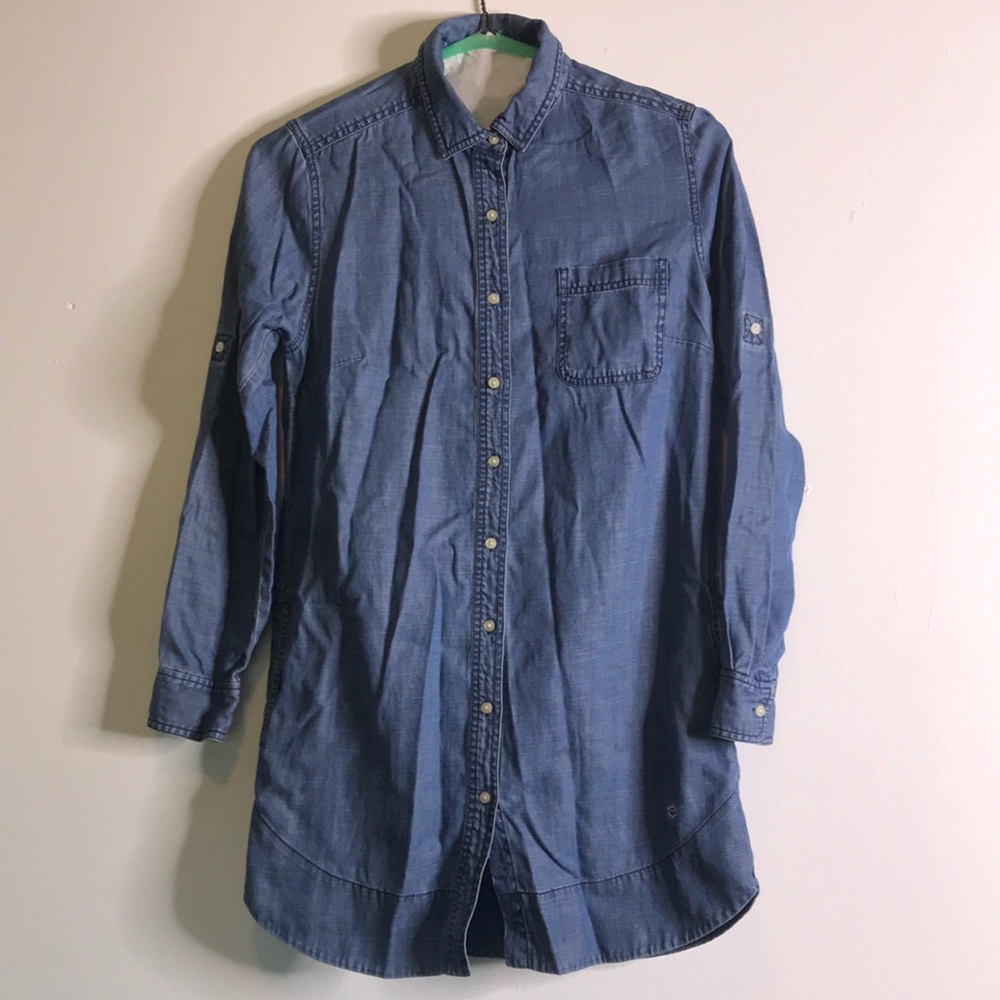 Southern Tide linen chambray jean dress